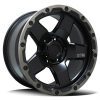 DTM Drac R3809 Black Satin Alloy Wheels 6