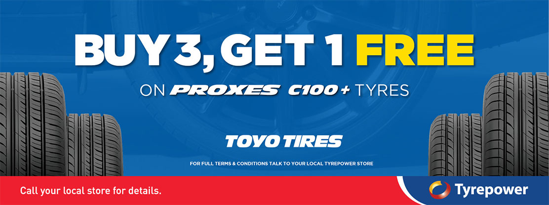 Toyo Proxes C100+ tyres buy 3 get 1 Free